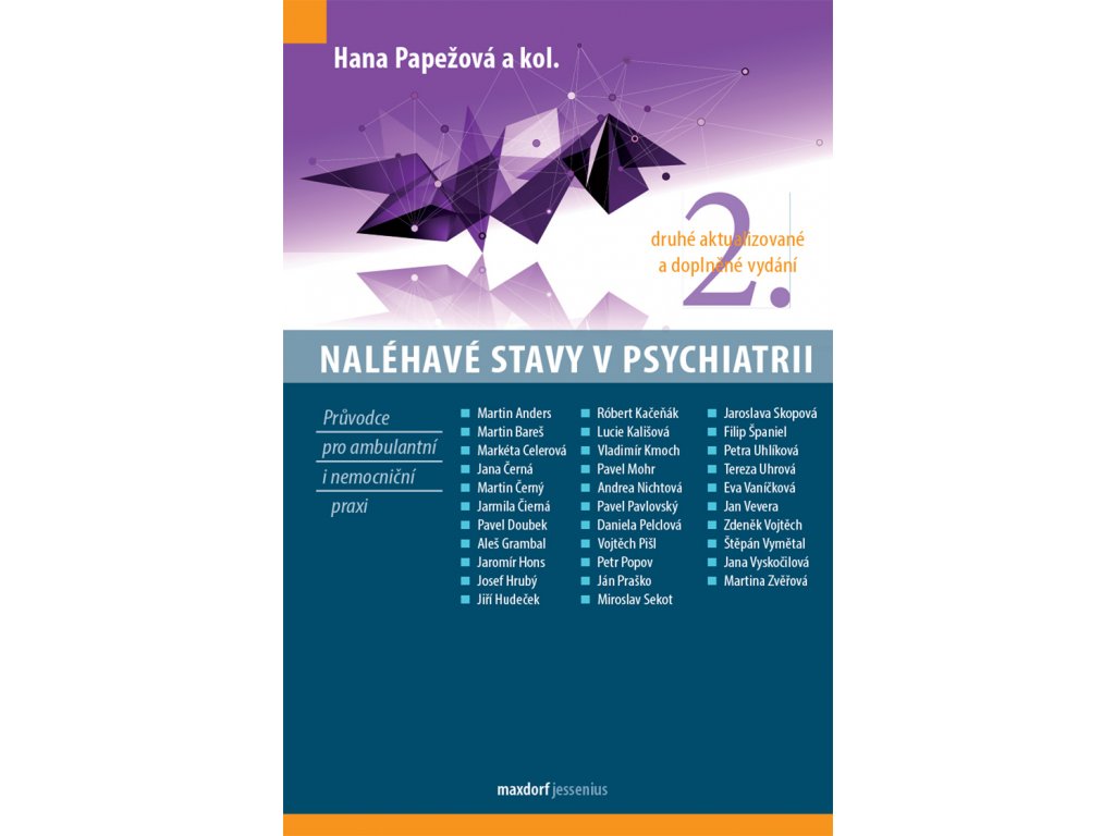 Naléhavé stavy v psychiatrii, 2. vydání